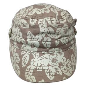 Cruel Girl Strapback Cadet Army Cap Multicolor One Size Adjustable Flower Print